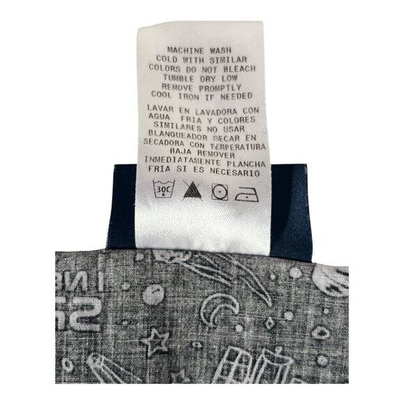 Cherokee Medical Uniforms Women’s Scrub Top Size L – “I Need My Space” Black Gal - Picture 3 of 6